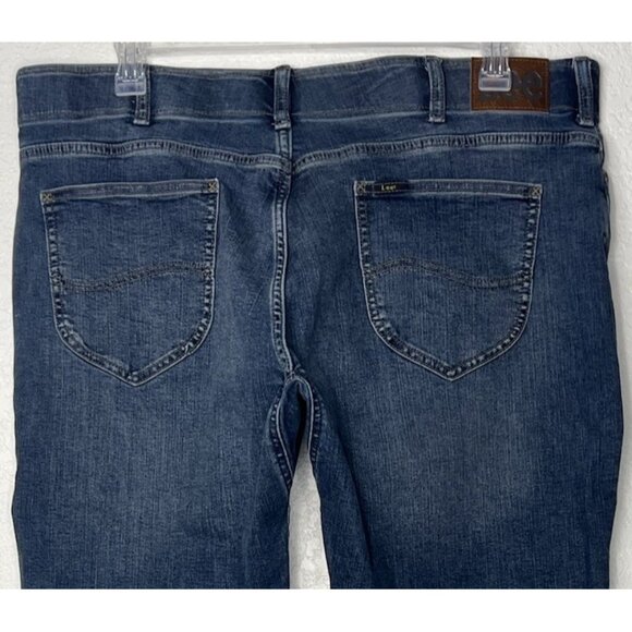 Lee Extreme Motion Straight Taper Jeans Sz 42x30 - Picture 7 of 12